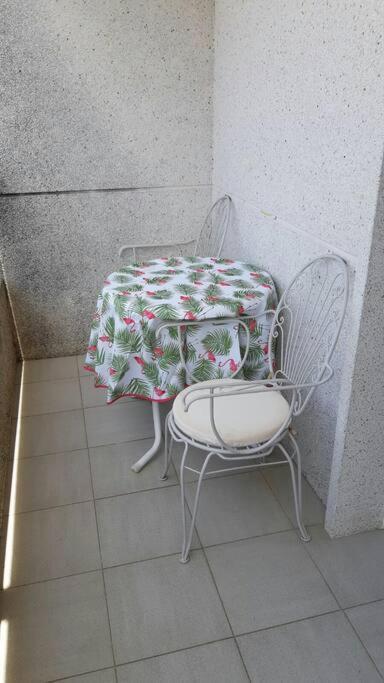 Ferienwohnung Apartamento Con Terraza Y Vistas Al Mar Bueu Exterior foto