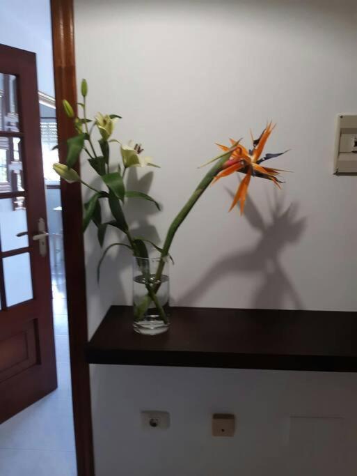 Ferienwohnung Apartamento Con Terraza Y Vistas Al Mar Bueu Exterior foto